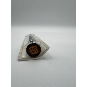 Vintage Garland Bubble Top Pen Burger King Black Silver